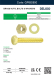 Brass Nuts, Bolts and Washers 8 x 50mm (Pack of 2)